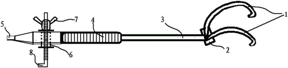 Bucket lid correcting and opening device