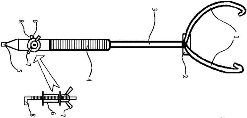 Bucket lid correcting and opening device