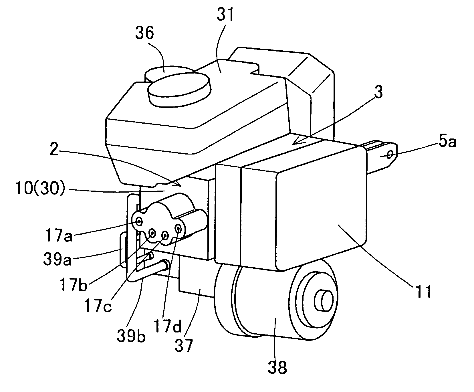 Actuator for controlling brake hydraulic pressure and device and method for inspecting the same