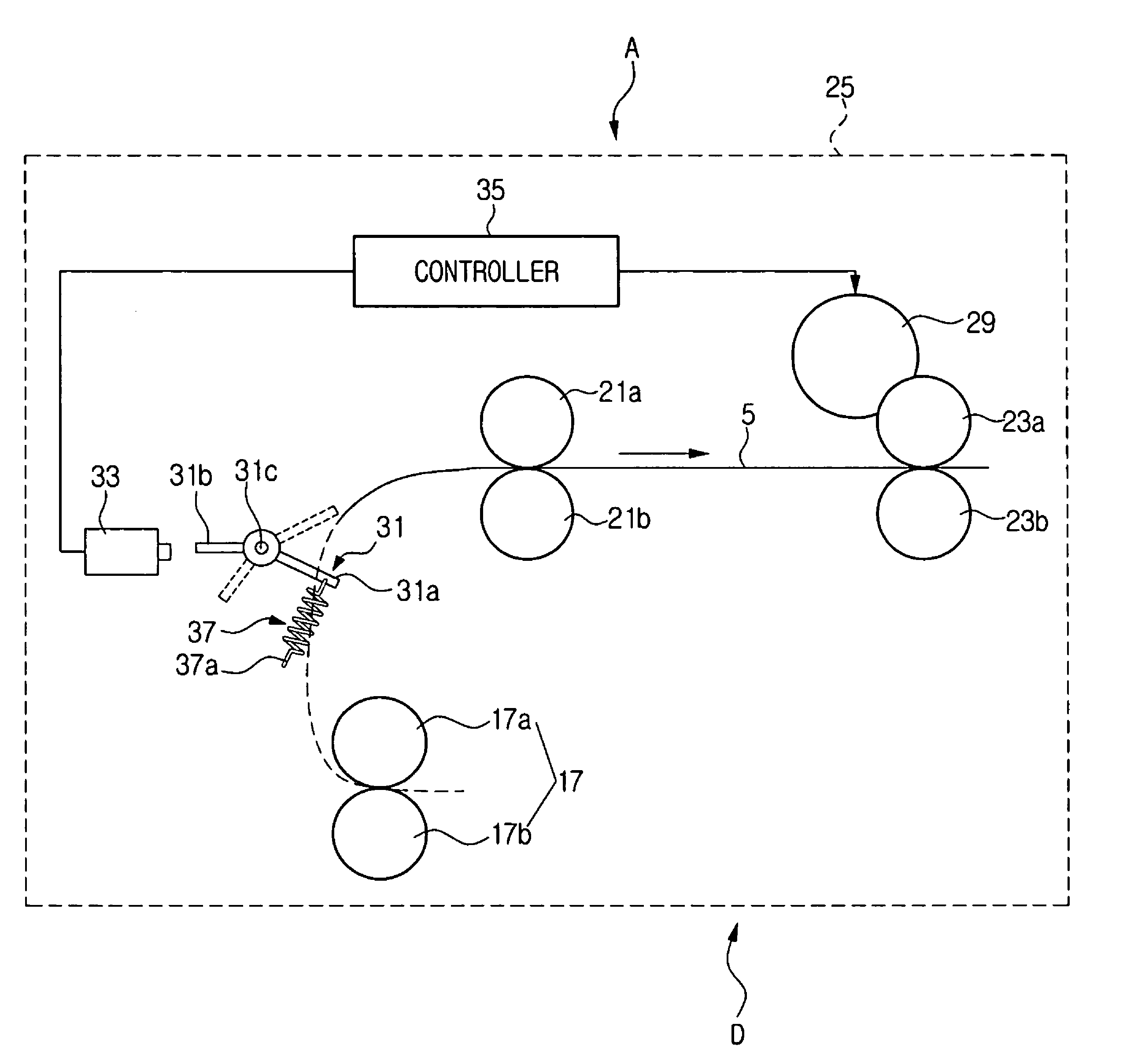 Document feeding apparatus and method