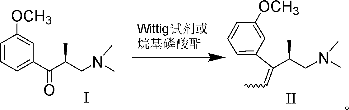 Preparation method of (R)-3-(3-methoxy phenyl)-N,N,2-trimethylpent-3-ene-1-amine