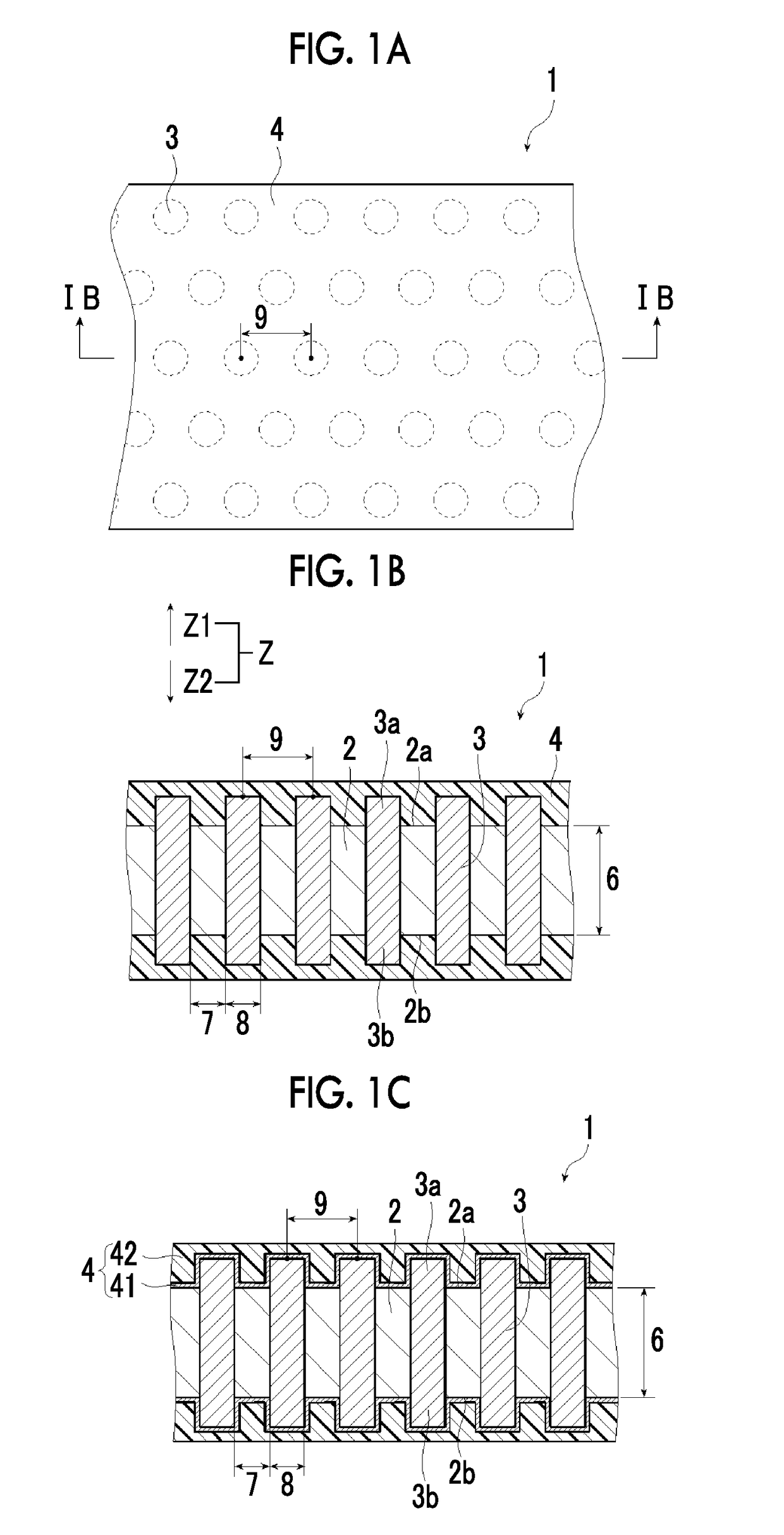 Anisotropic conductive bonding member, semiconductor device, semiconductor package and semiconductor device production method