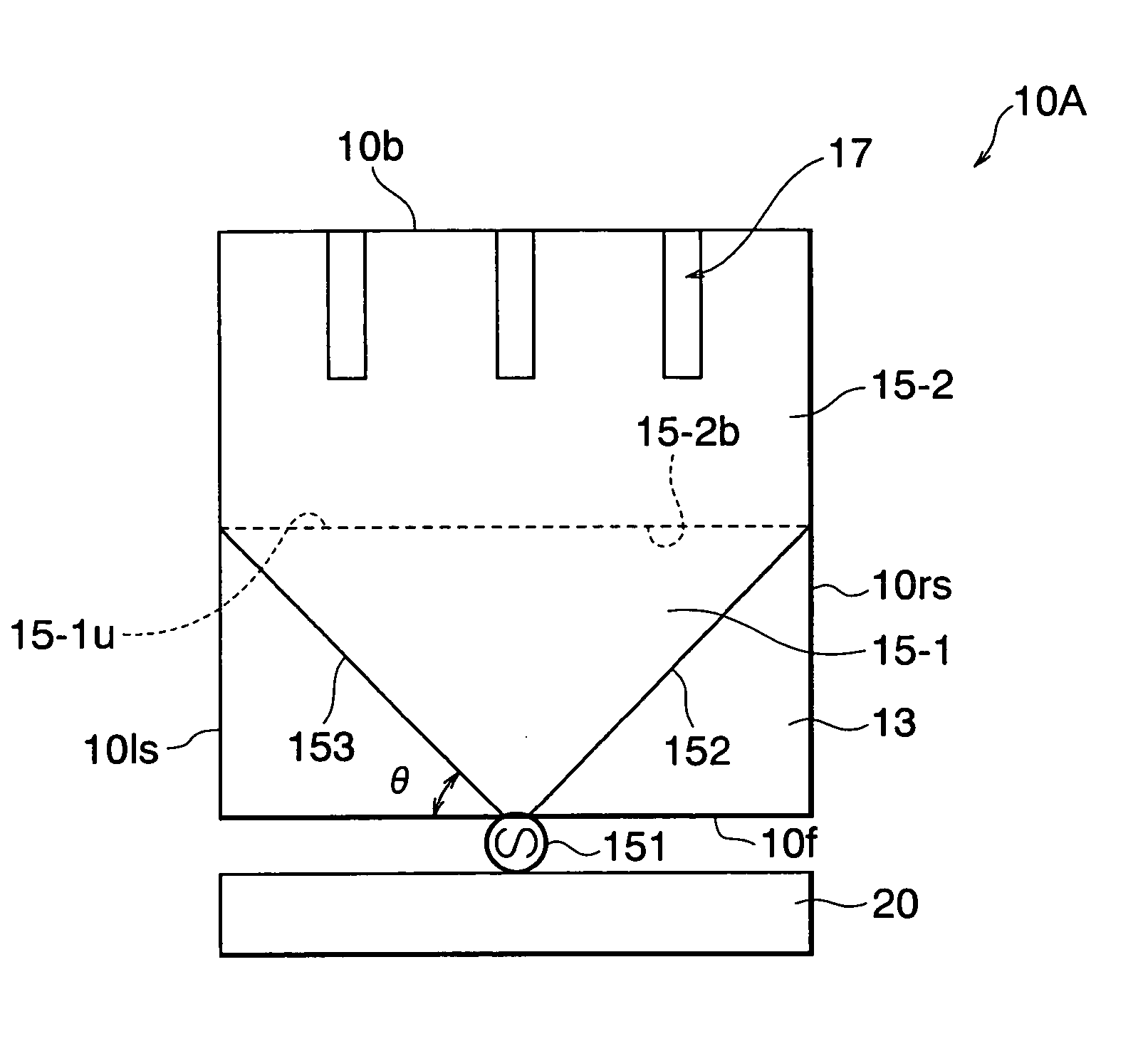 Antenna unit having a wide band