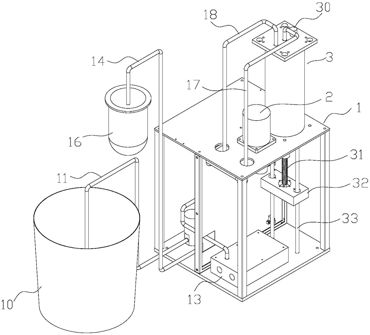 Device for preparing dissolution media