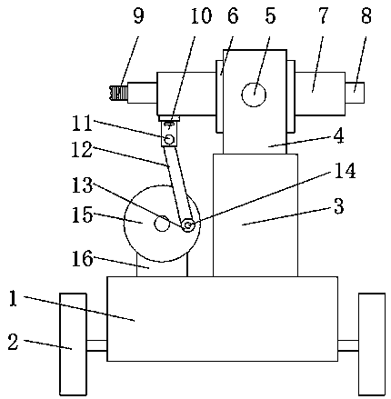 Automatic paint spraying device for automobile part machining