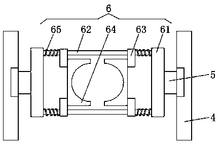 Automatic paint spraying device for automobile part machining