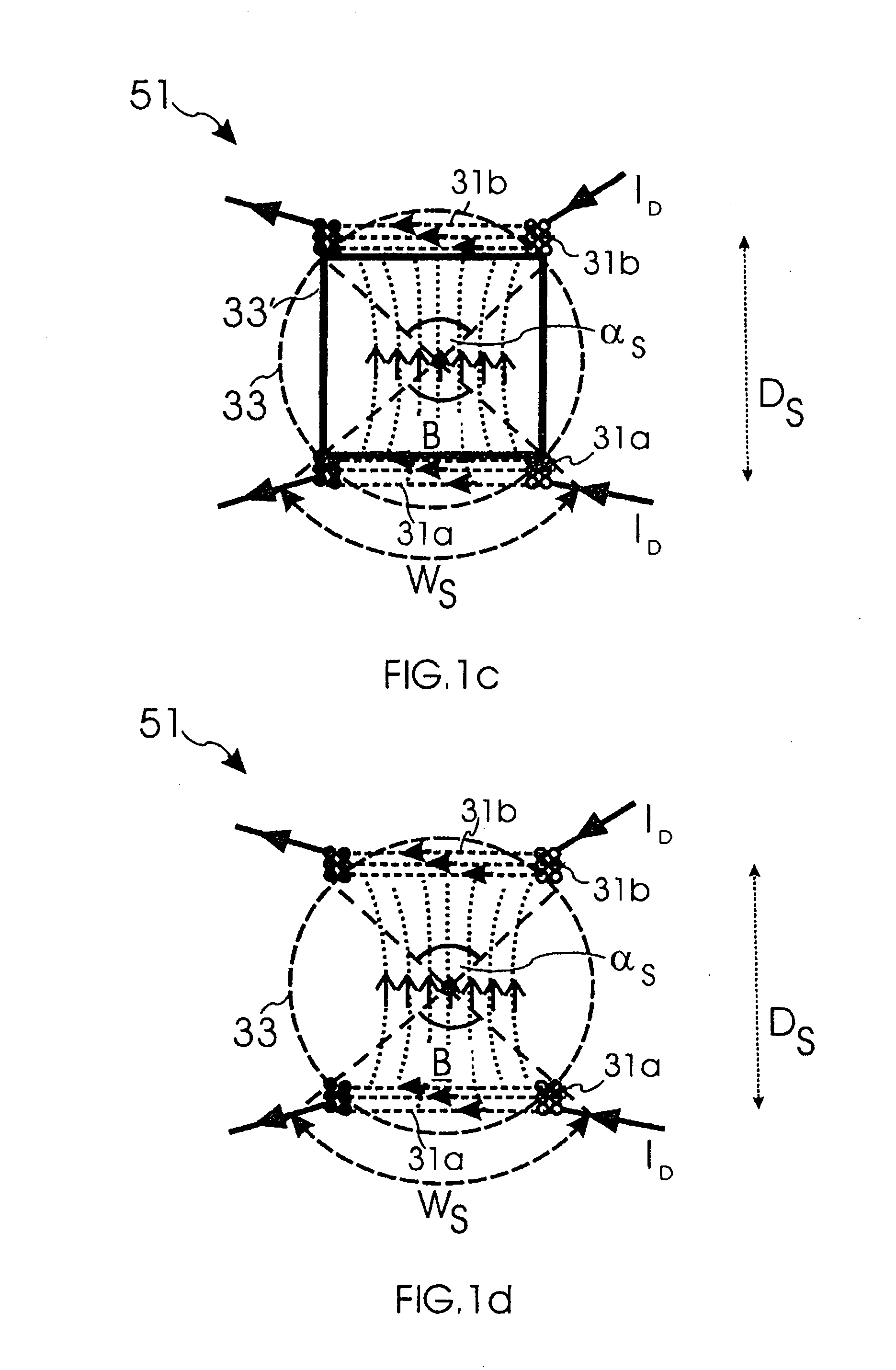 Charged particle deflecting system