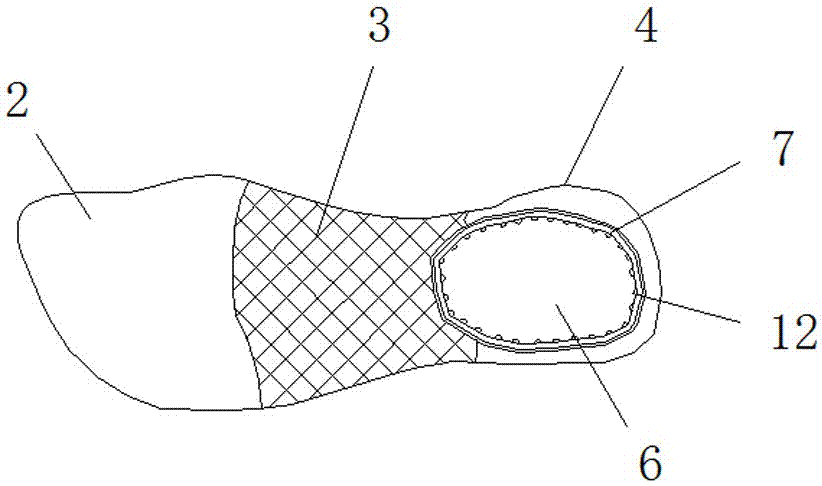 Sock with high breathable and air exchange functions