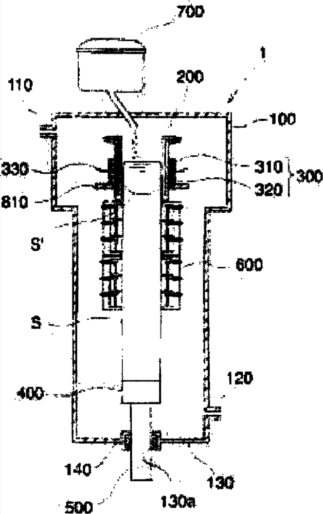 Silicon electromagnetic casting device