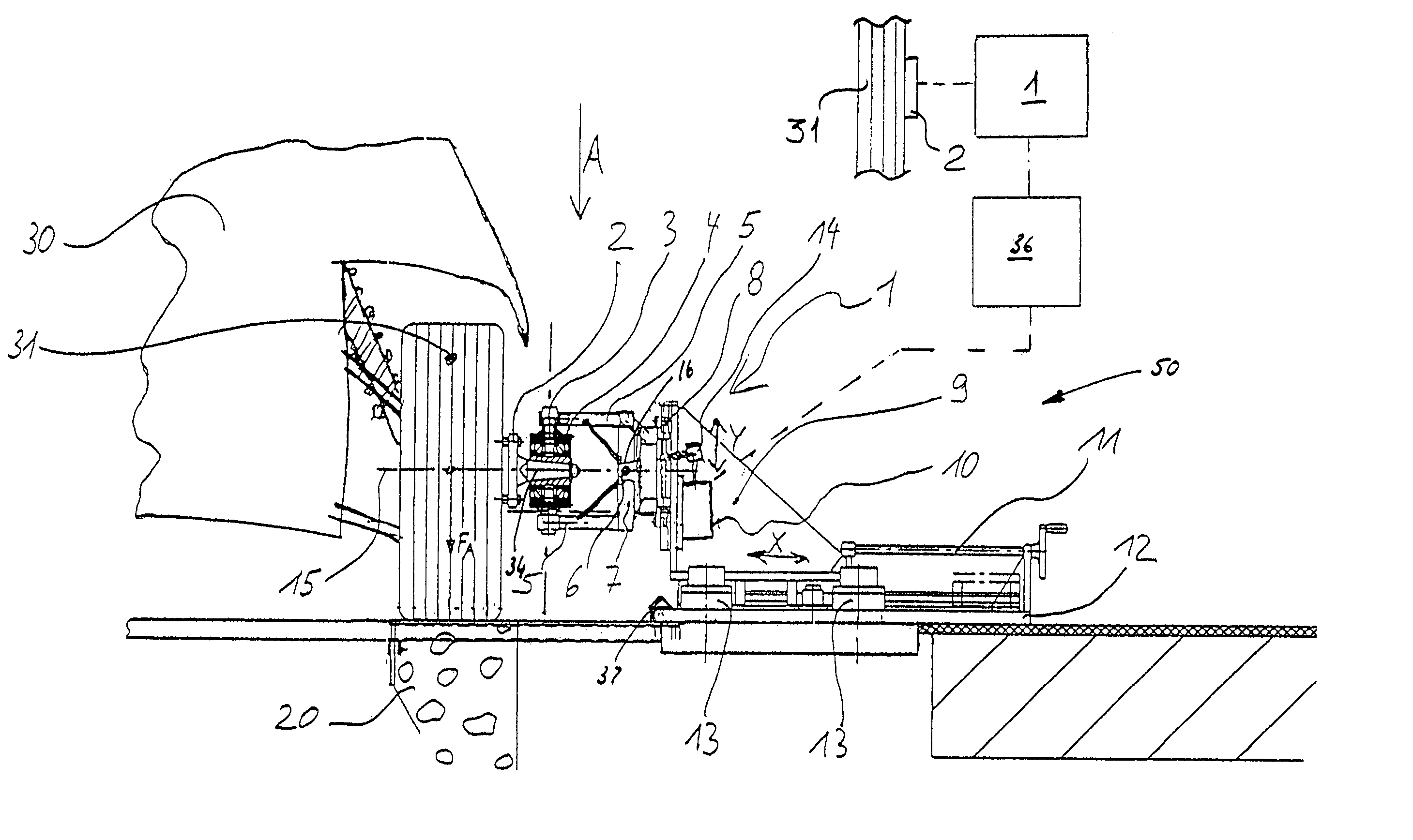 Method and device for simulating slip on vehicle test benches