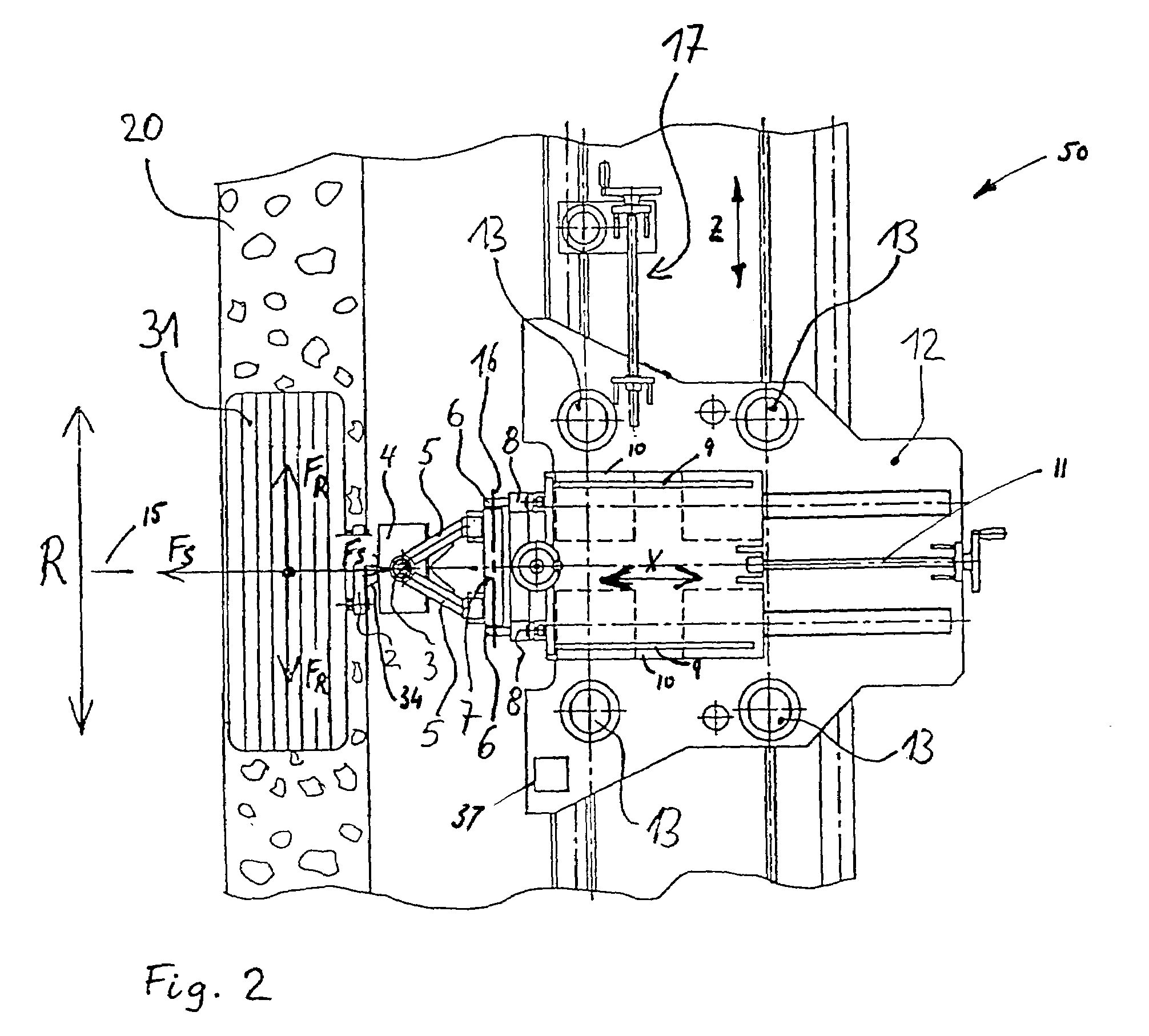 Method and device for simulating slip on vehicle test benches