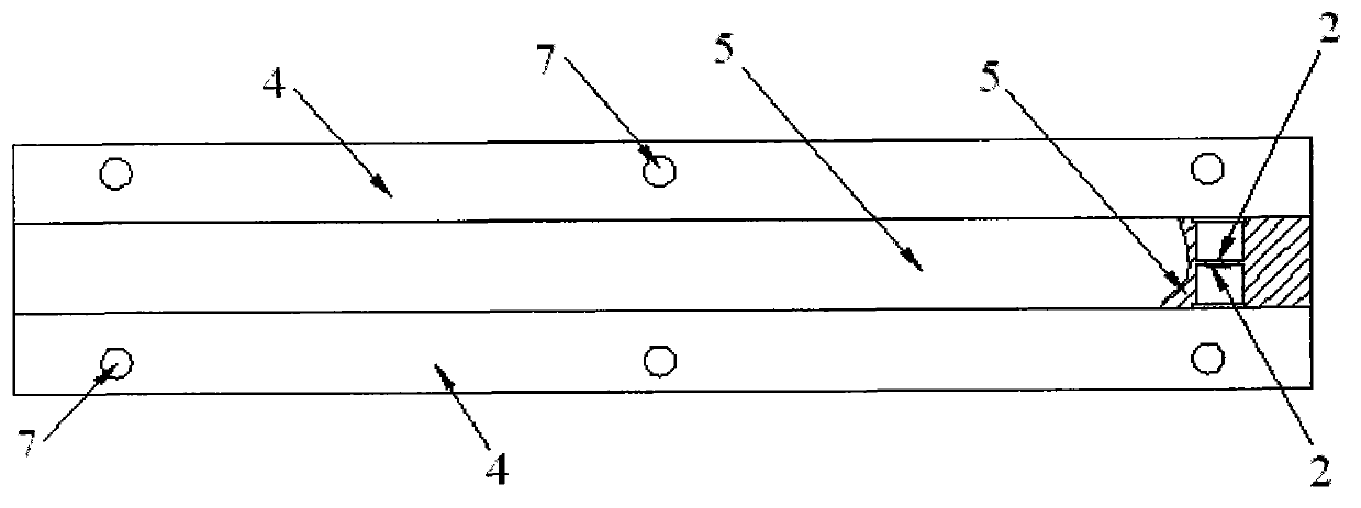 Railroad track scale sensor and producing method thereof