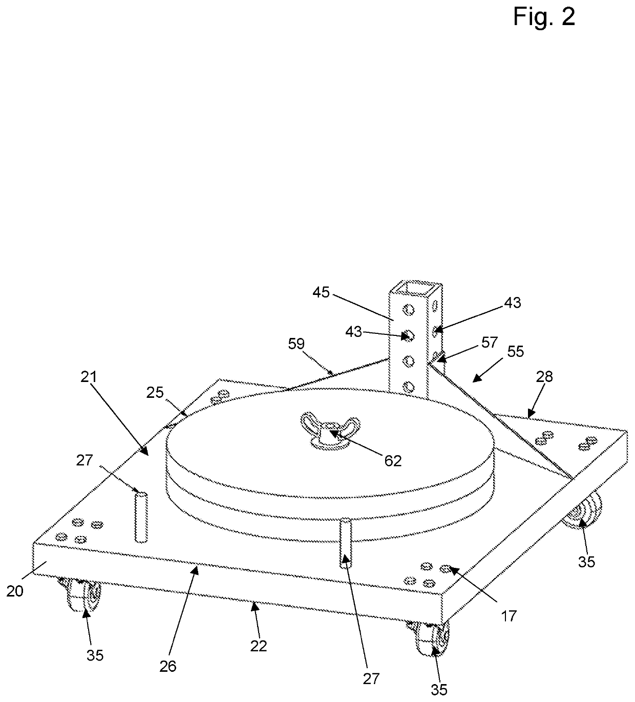 Portable barricade and support device