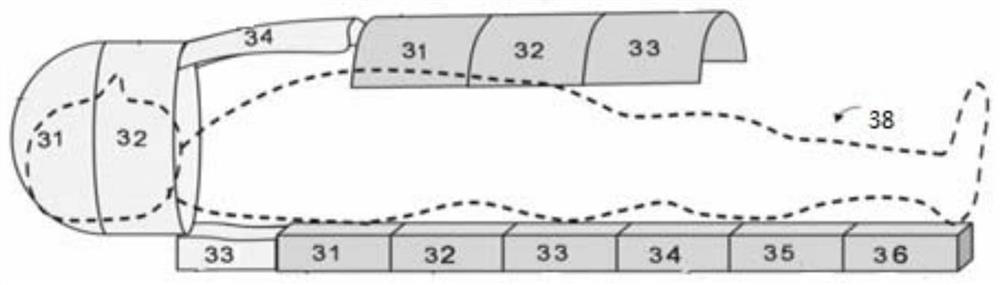 Medical lung MRI image segmentation method based on adaptive contour model, and MRI equipment