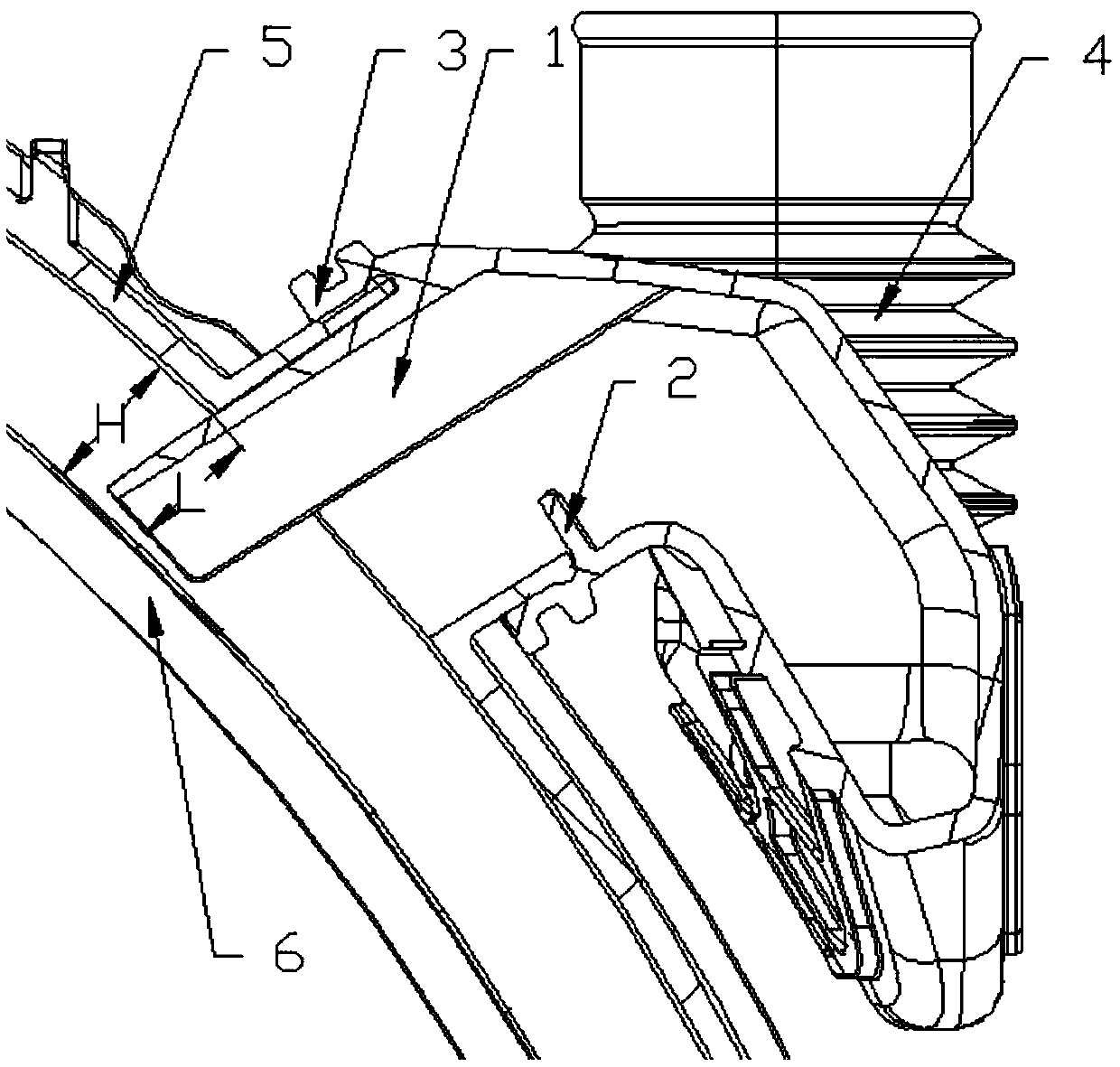 Anti-overflow device at roller water injection port and roller washing machine