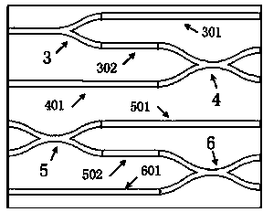 Cascaded Mach-Zehnder interferometer based reconfigurable comb filter and preparation method thereof