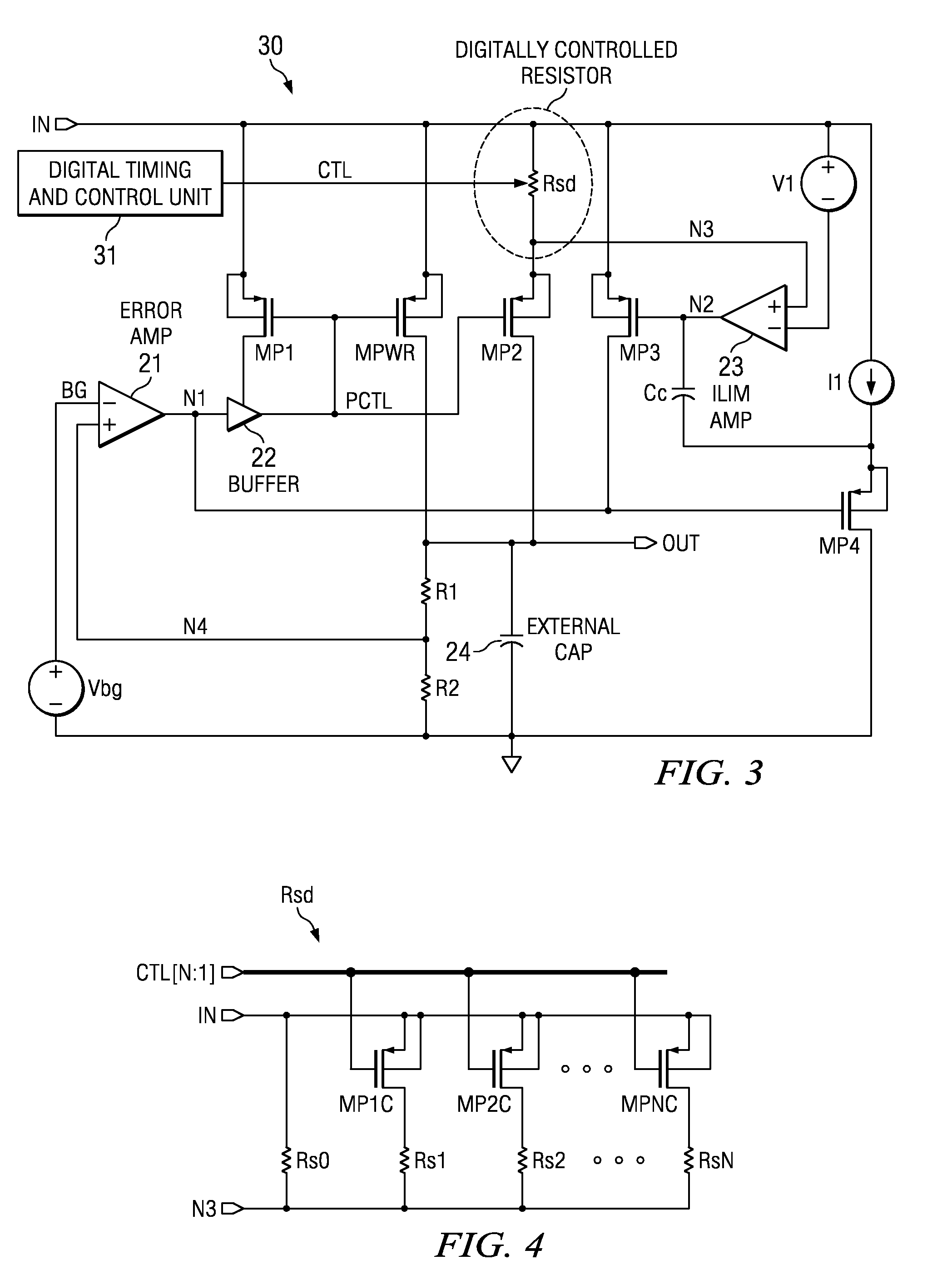 Soft-start circuit and method for low-dropout voltage regulators