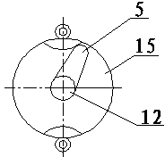 Sludge dewatering machine with floating rings