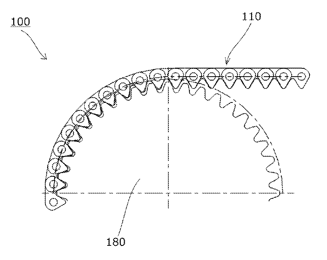 Silent chain and silent chain transmission device