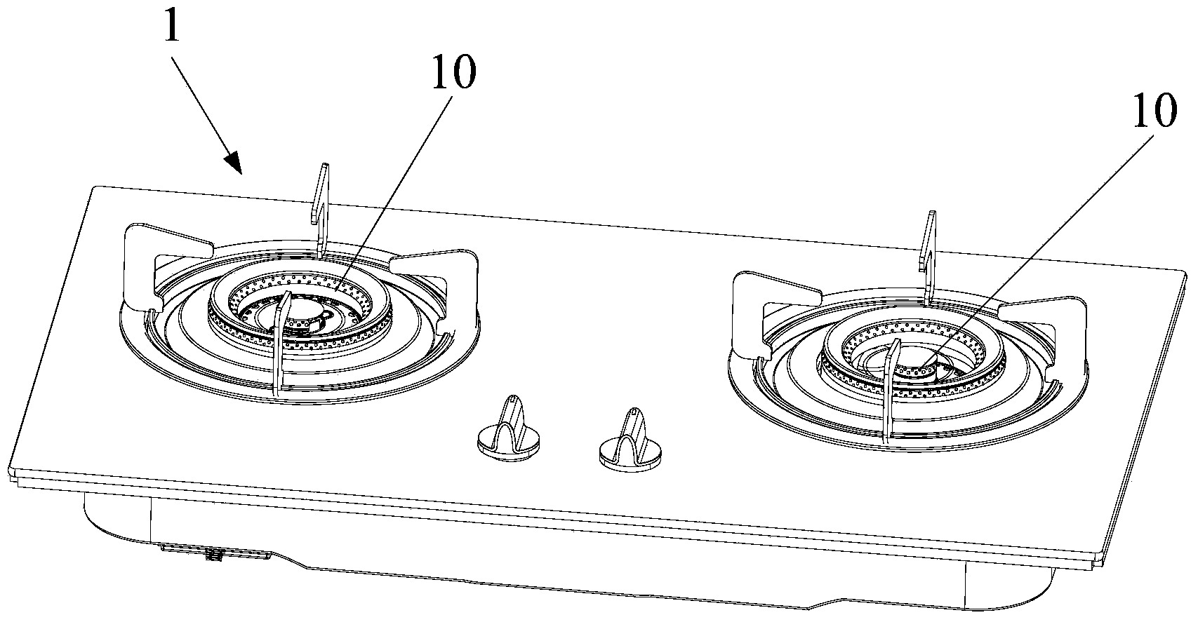 Burner module and gas stove