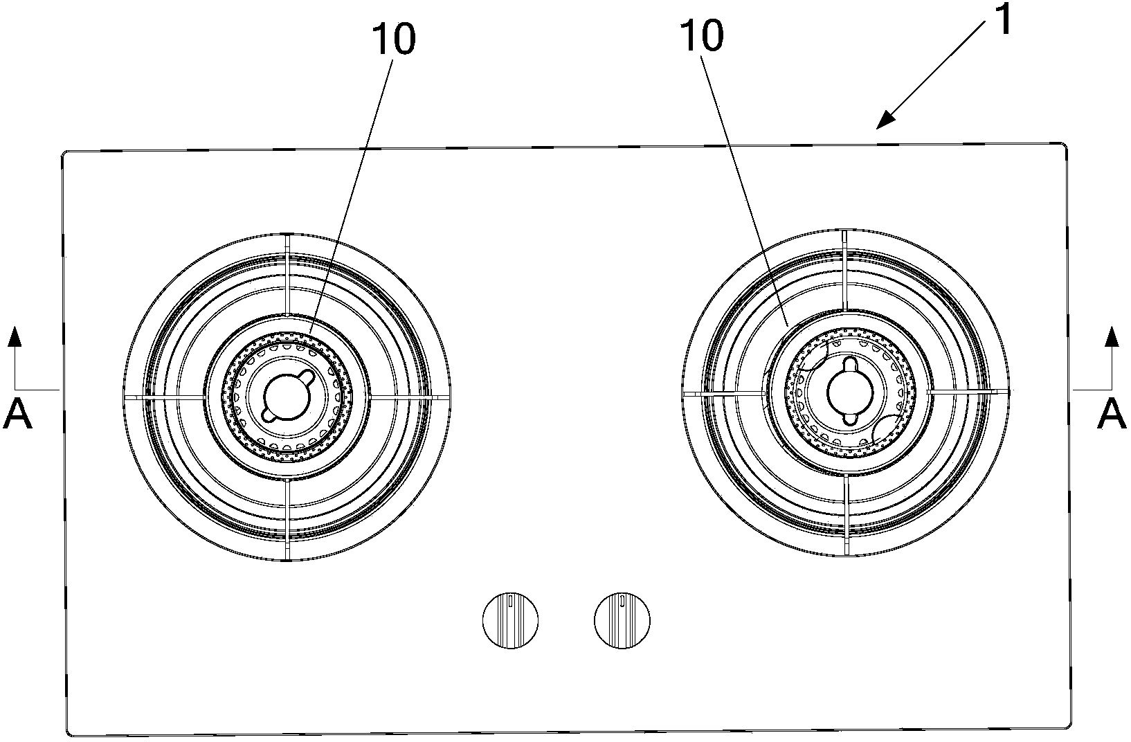 Burner module and gas stove