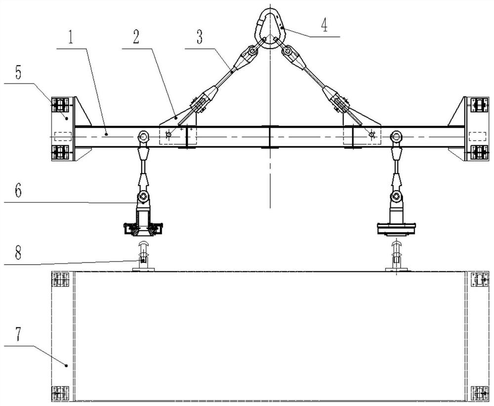 Full-automatic mechanical stoplog picking and placing machine