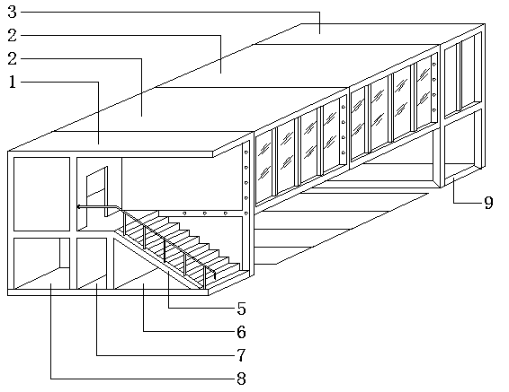 Fabricated body building station with charging facility