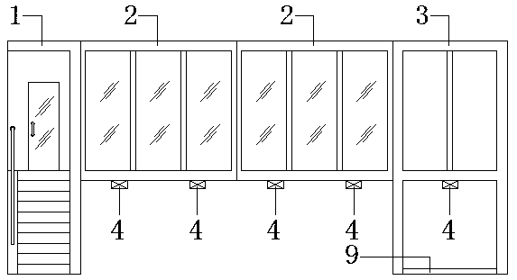 Fabricated body building station with charging facility