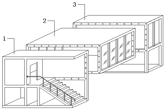 Fabricated body building station with charging facility