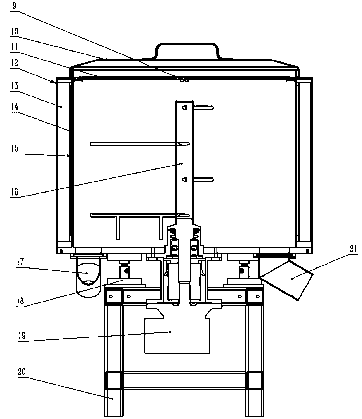 Mold powder automatic adding system for crystallizer