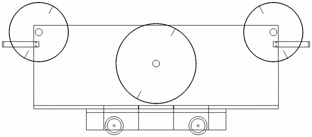 An inverted triangle sports car for wire detection device