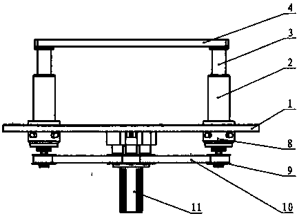 Control method for screen lifting platform capable of accurately controlling lifting distance and off-grid speed