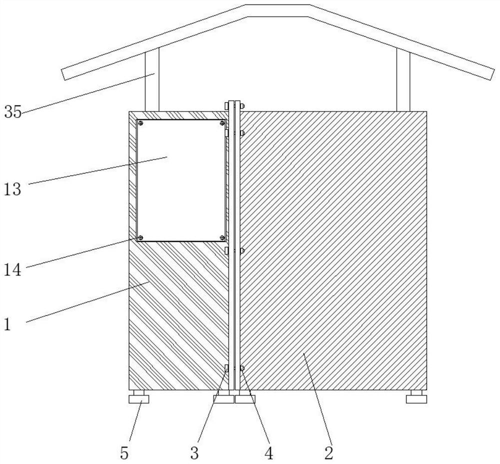 Low-voltage power distribution cabinet with moisture-proof function