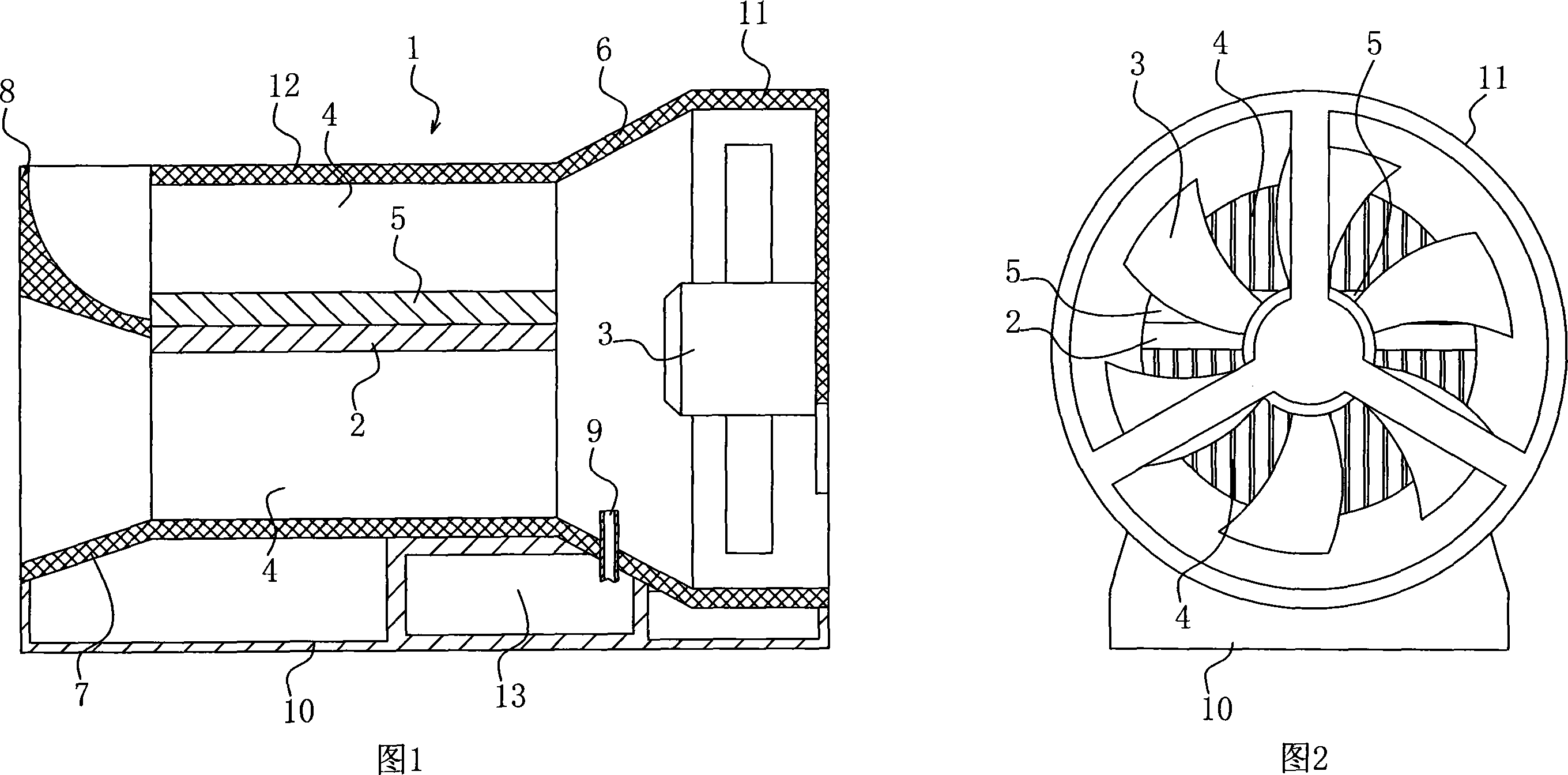 Minitype refrigeration fan for automobile