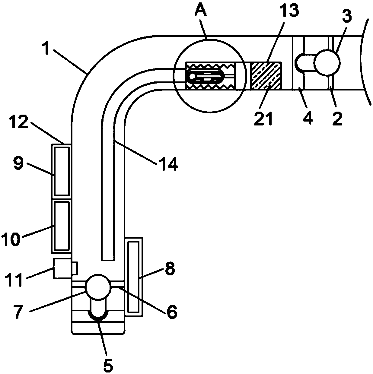 Infrared induction faucet