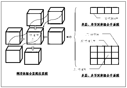 Fully-assembled steel-structure wading basic platform