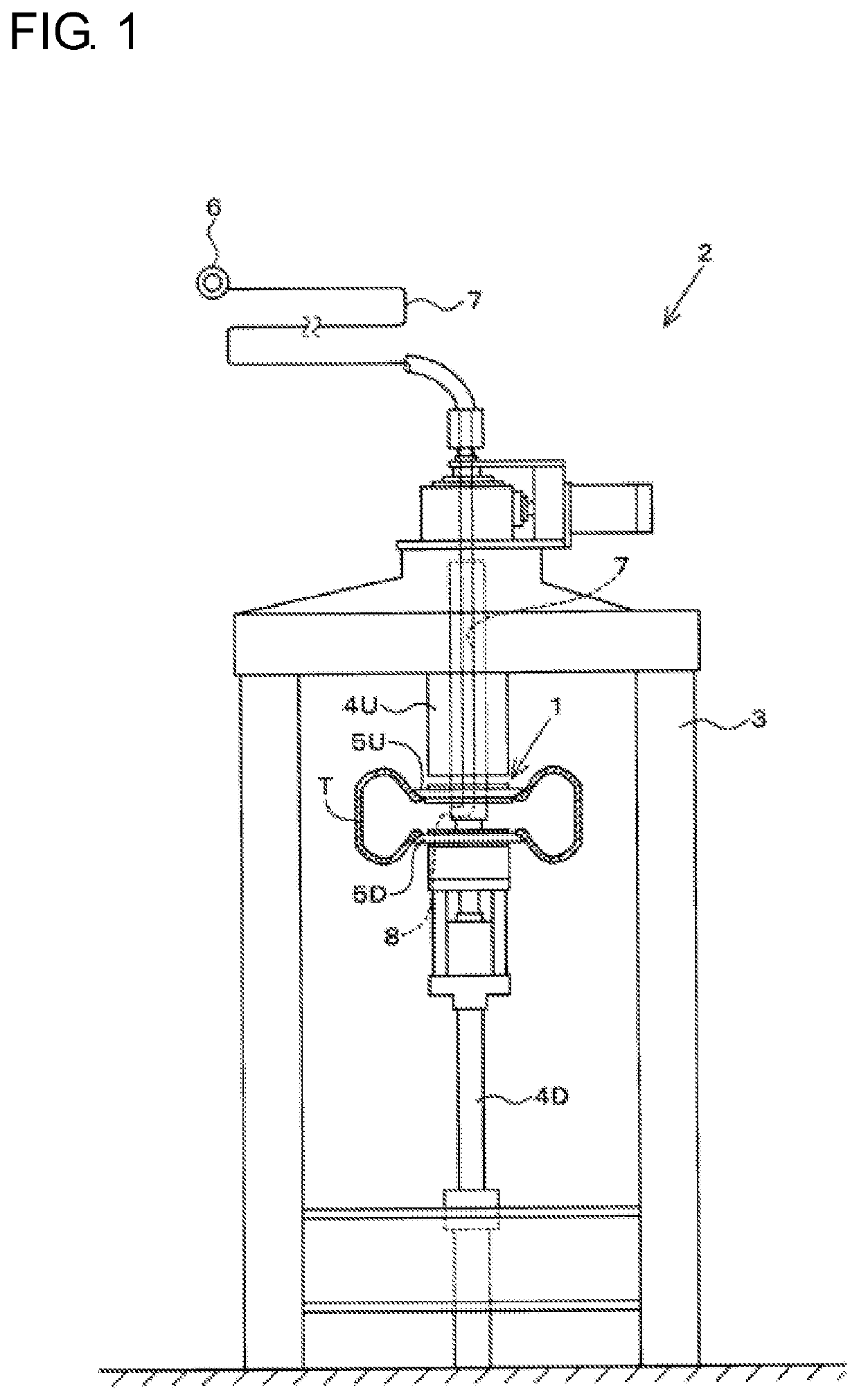 Tire air filling mechanism and tire air filling method for tire testing device