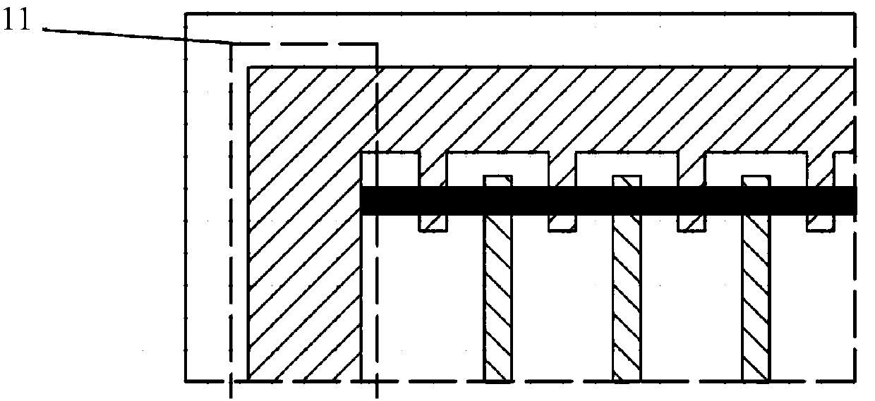 Bus electrode framework, thermosensitive printing head and preparation method of thermosensitive printing head