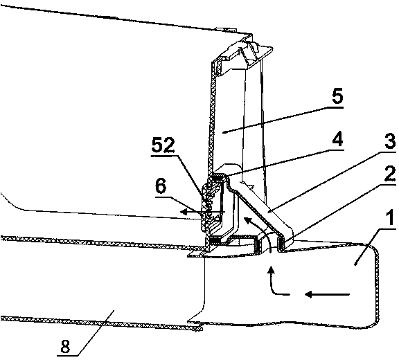 Refrigeration air duct for storage box of car central control box