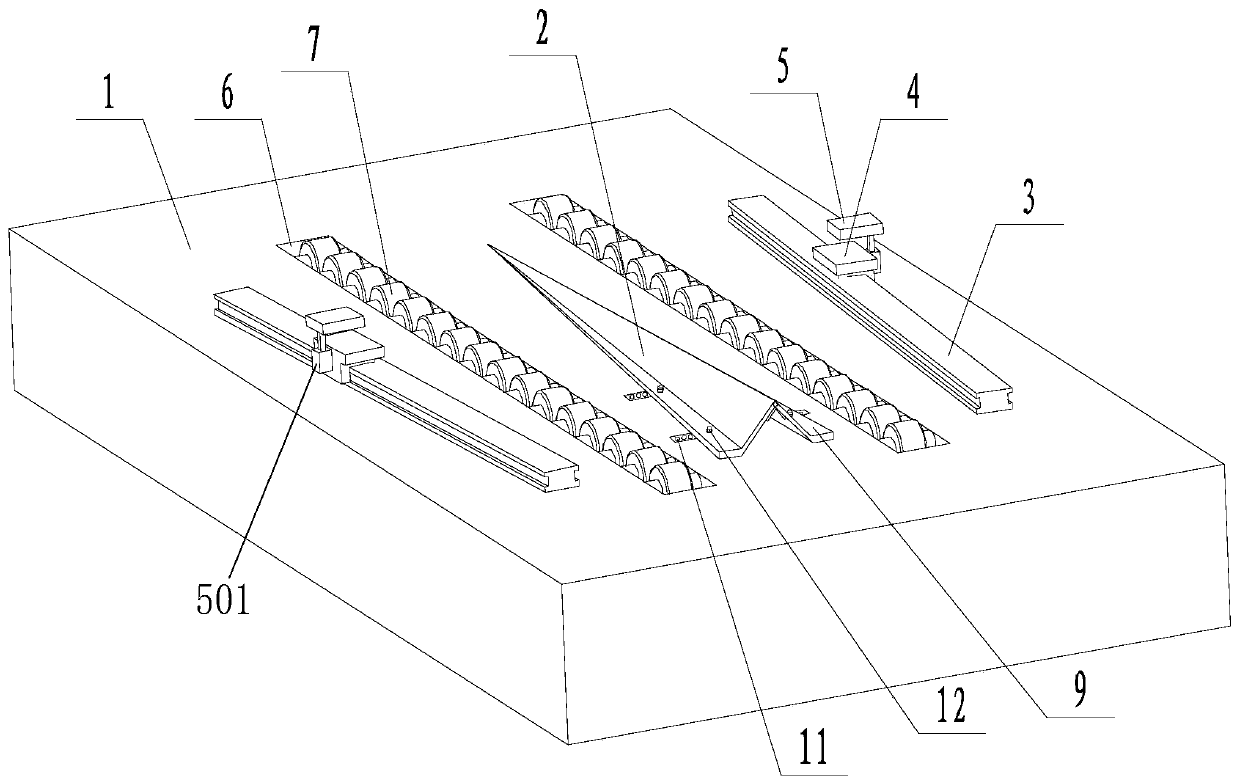 A medicine box automatic folding mechanism