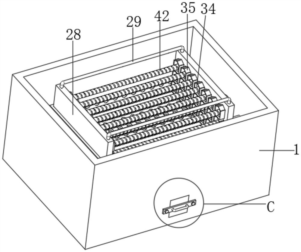 Deformed steel bar thermal diffusion treatment method and equipment