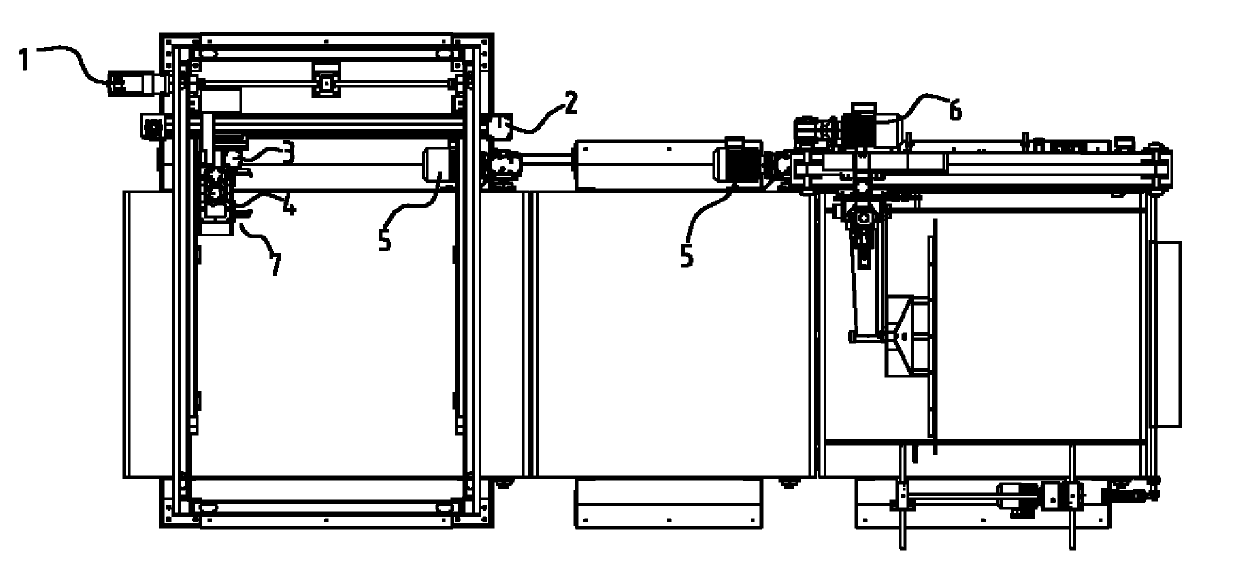 Truss robot box-sorting control system and method