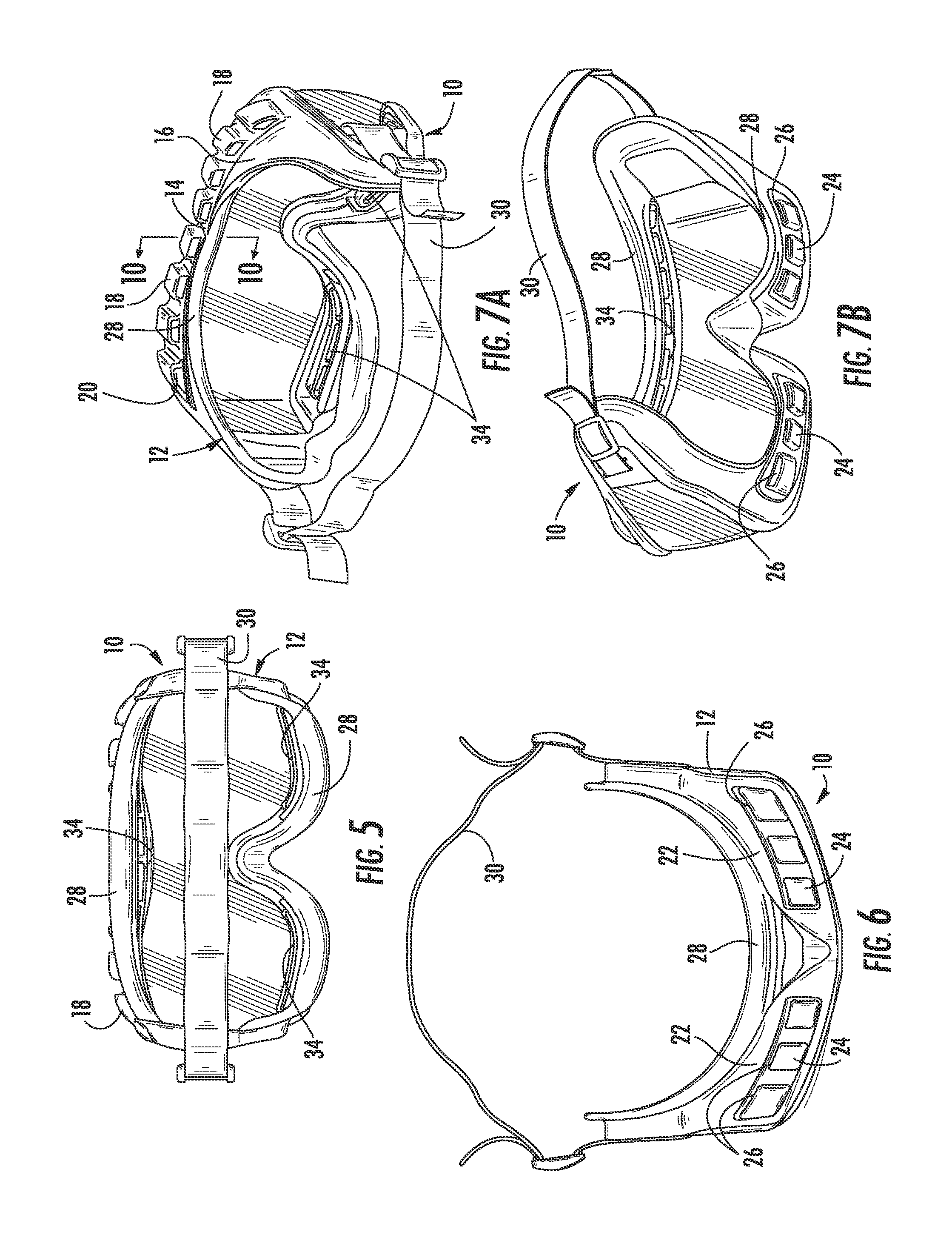 Goggle with interchangeable vent accessories