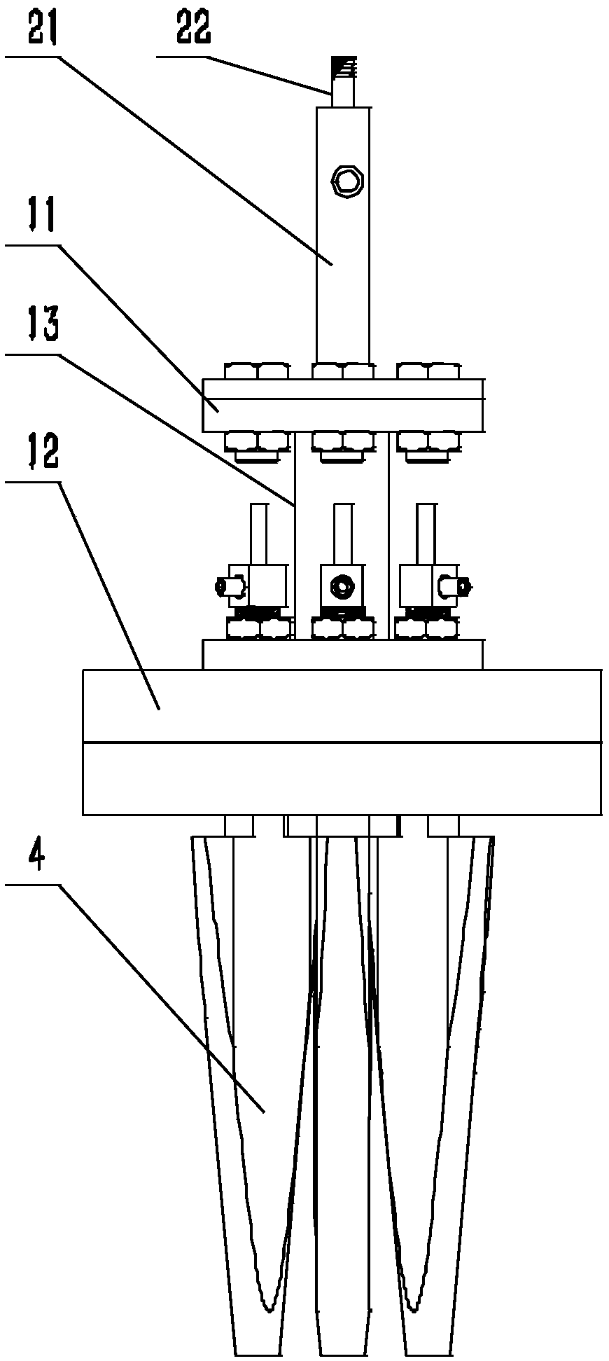 Oxygen flame composite plasma torch