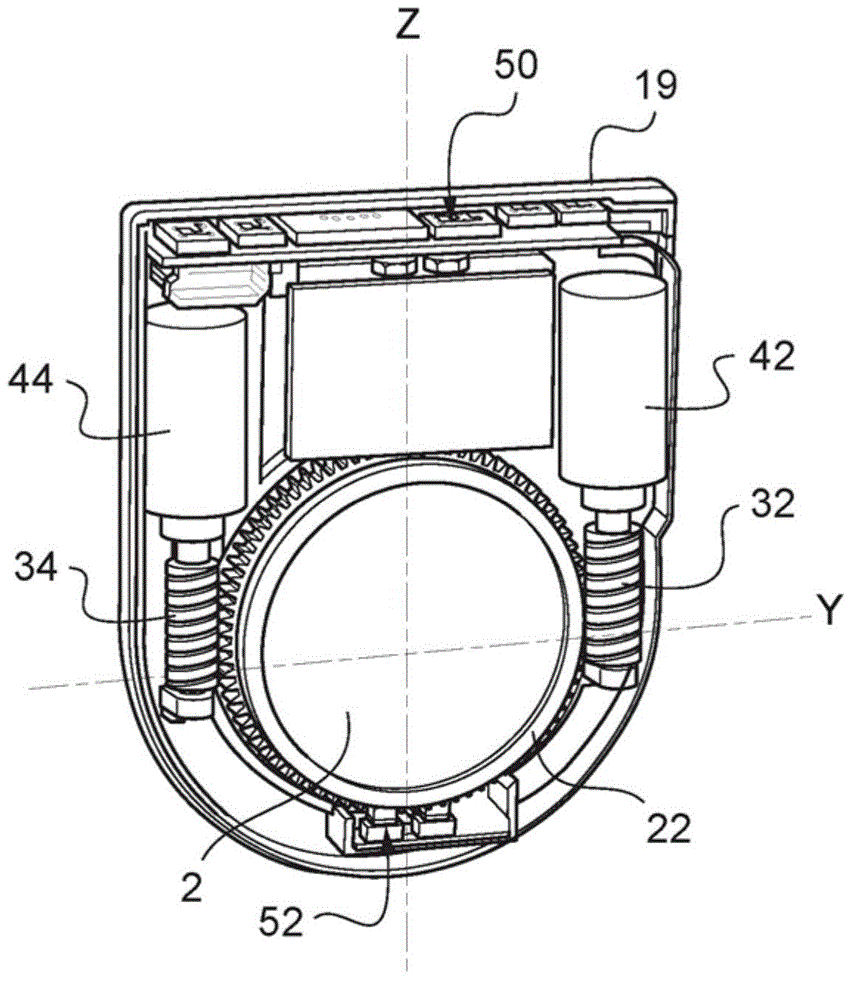 Phoropter, and method for measuring refraction using phoroptor of said type