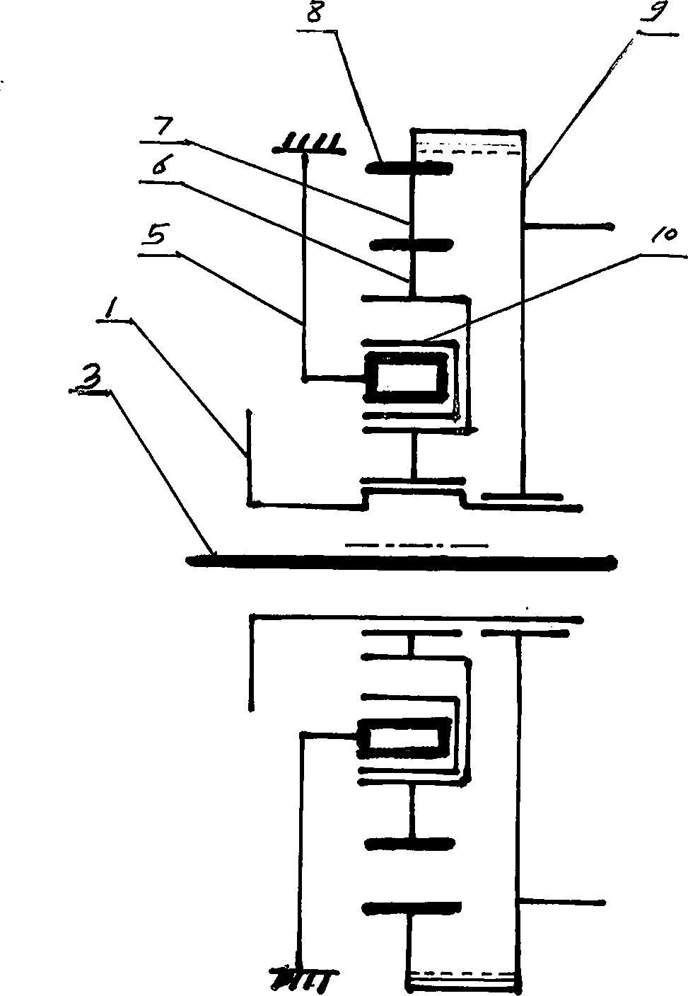 Stepless automatic gear shifting in gear drive