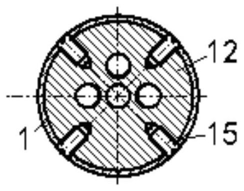 Sealing insulation structure for underground high-current female joint