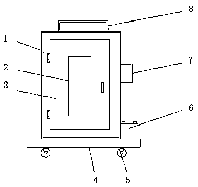 Medicine crushing device used for pediatric department hematologic tumor nursing