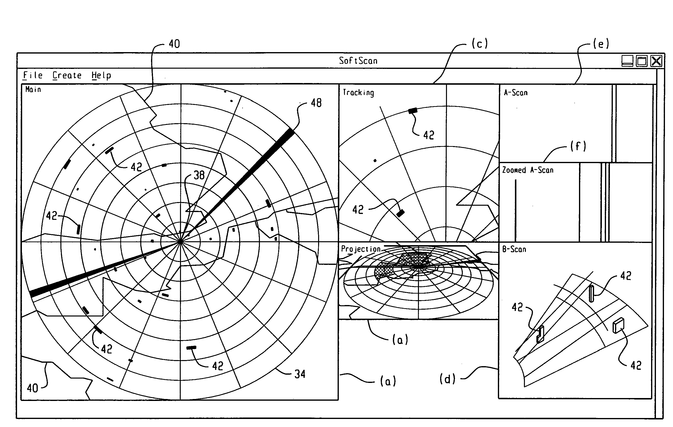 Radar image display