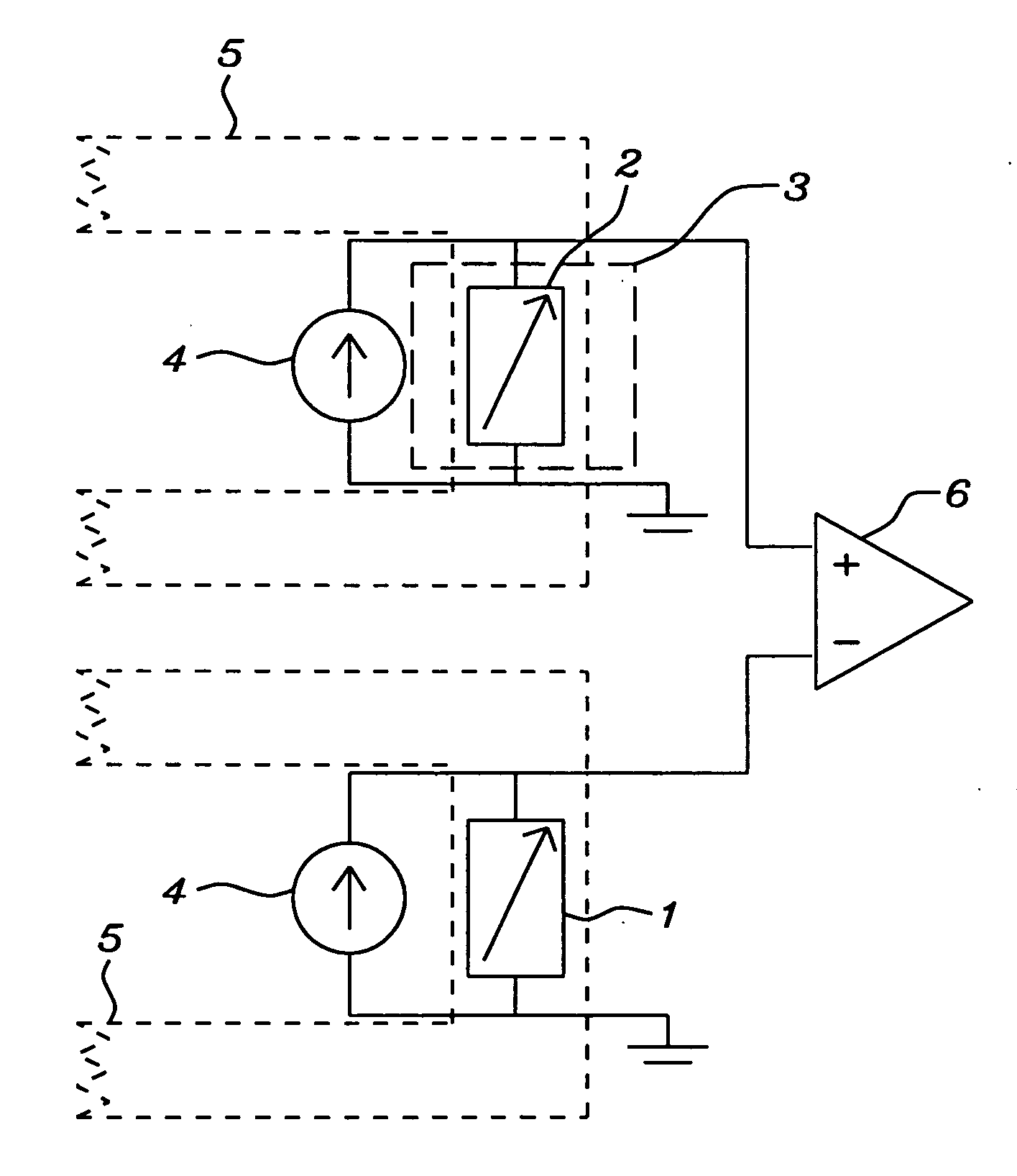 Open loop magneto-resistive magnetic field sensor